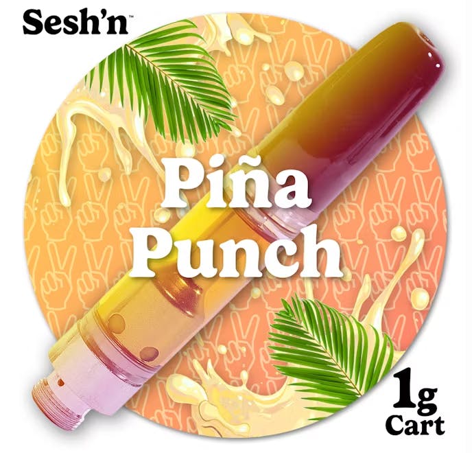 Sesh'n - Vape Cart 1g - Pina Punch