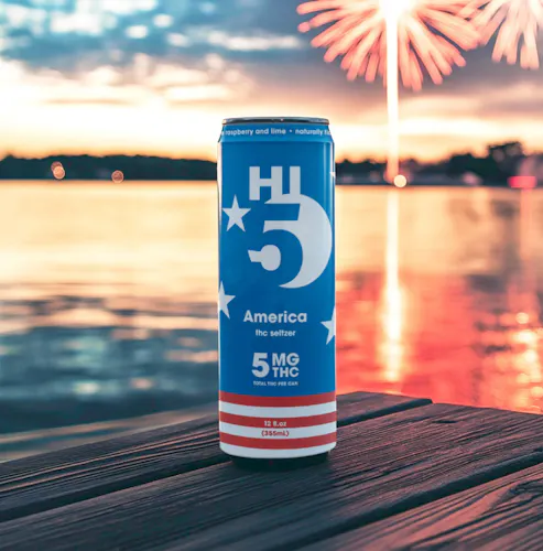 Hi5 America Seltzer 12oz ~5mg 4pk (~20mg)-active