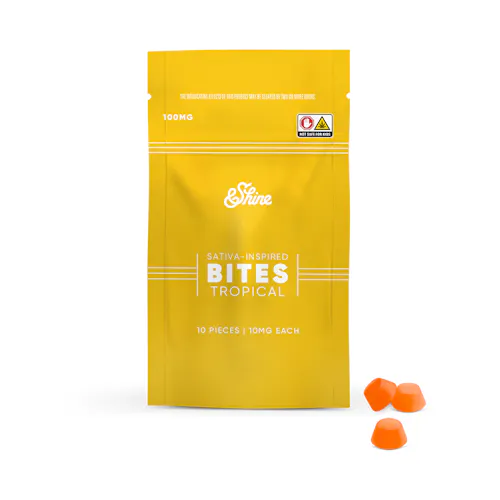 Tropical Sativa Gummies | 10 Pack 100mg-active