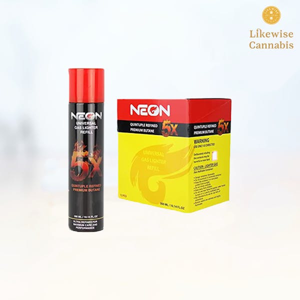 NEON 10.14 oz Lighter Gas Refill Butane Universal Fluid Fuel Ultra Refined  3 Pack Yellow