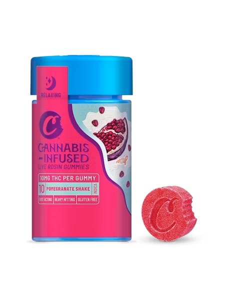 Product Cookies Pomagranate Shake Live Rosin Gummies