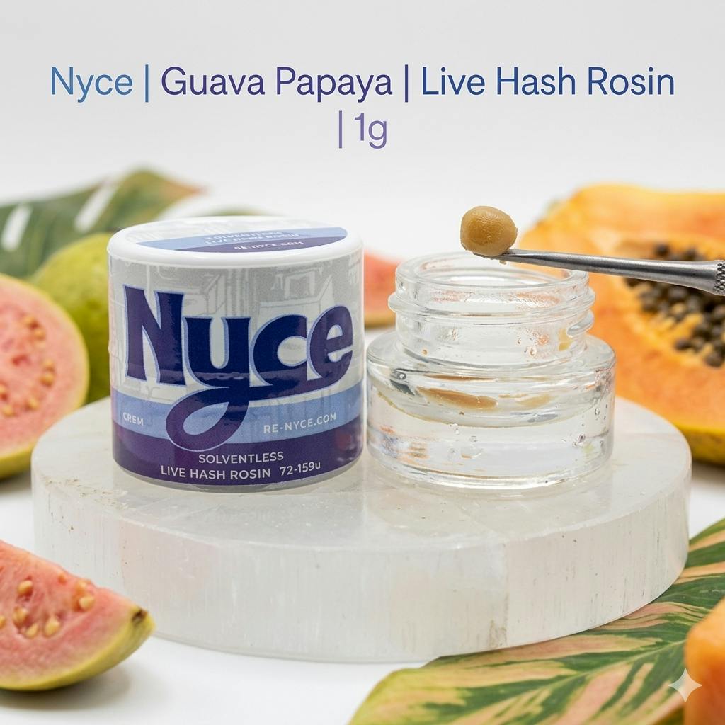 Product Nyce | Guava Papaya | Live Hash Rosin | 1g