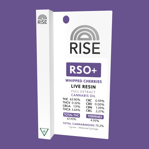 Product: RISE | RSO + Whipped Cherries Live Resin Dart | 1g