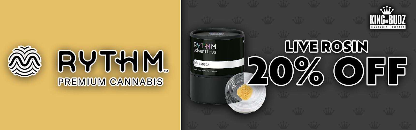 Rythm - Live Rosin - 20 Percent OFF