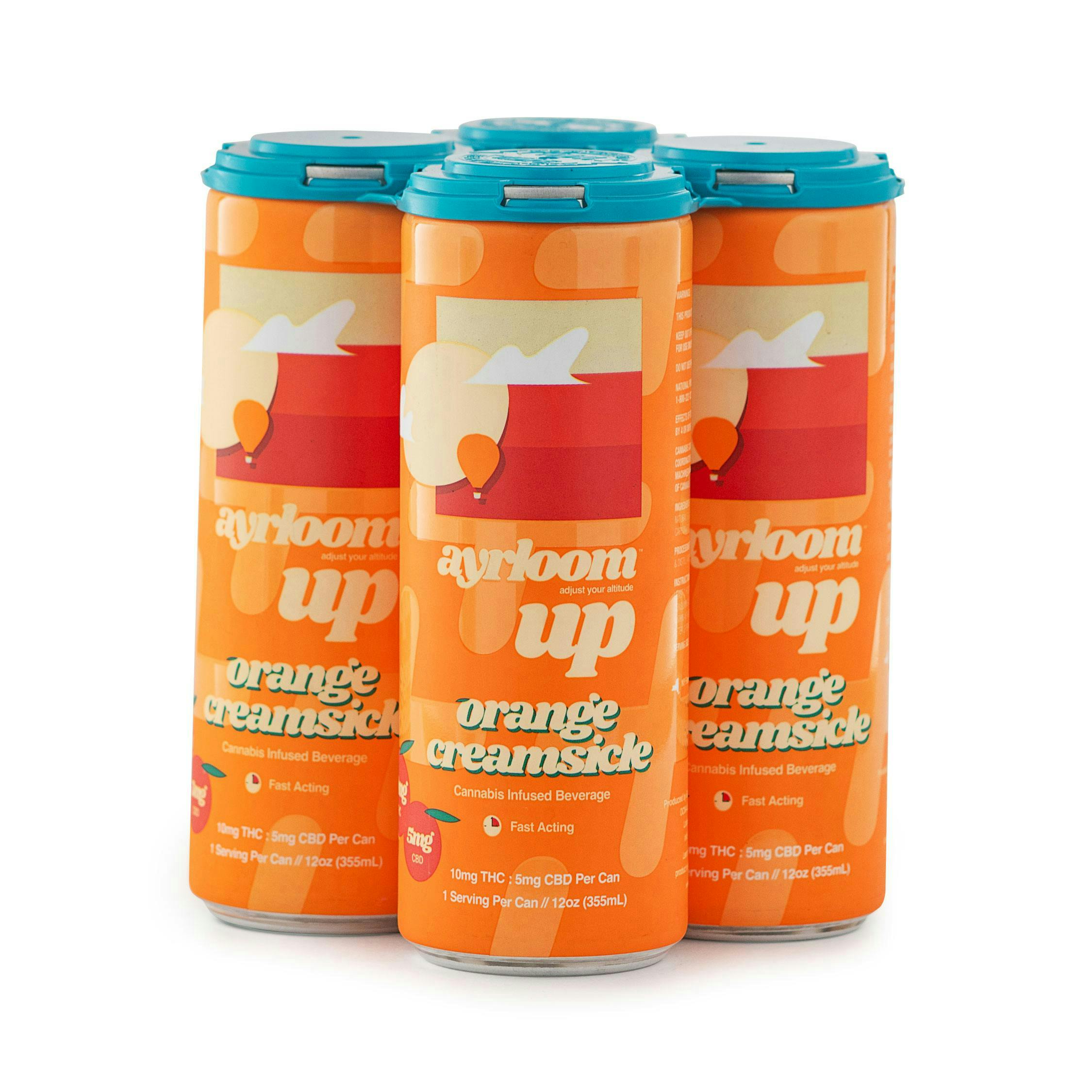 Ayrloom | Orange Creamsicle 12oz 4pack | 10mg