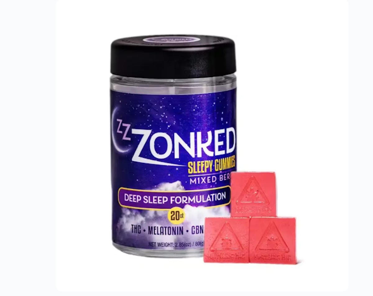 Nova Farms Zzzonked Sleepy Mixed Berry 100mg (20 Pack) Zaza Green