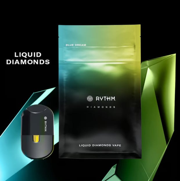 Product GTI Rythm Disposable (Liquid Diamonds) - Blue Dream (Sativa) 1g