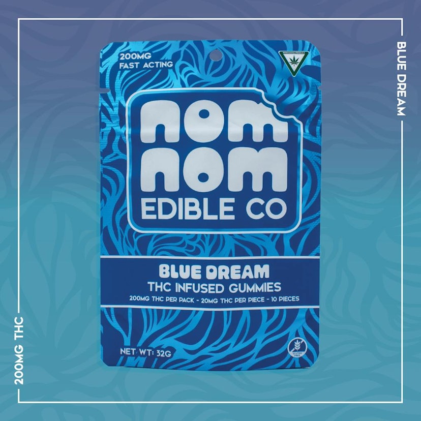 Nom Nom | 200mg THC Gummies | Blue Dream