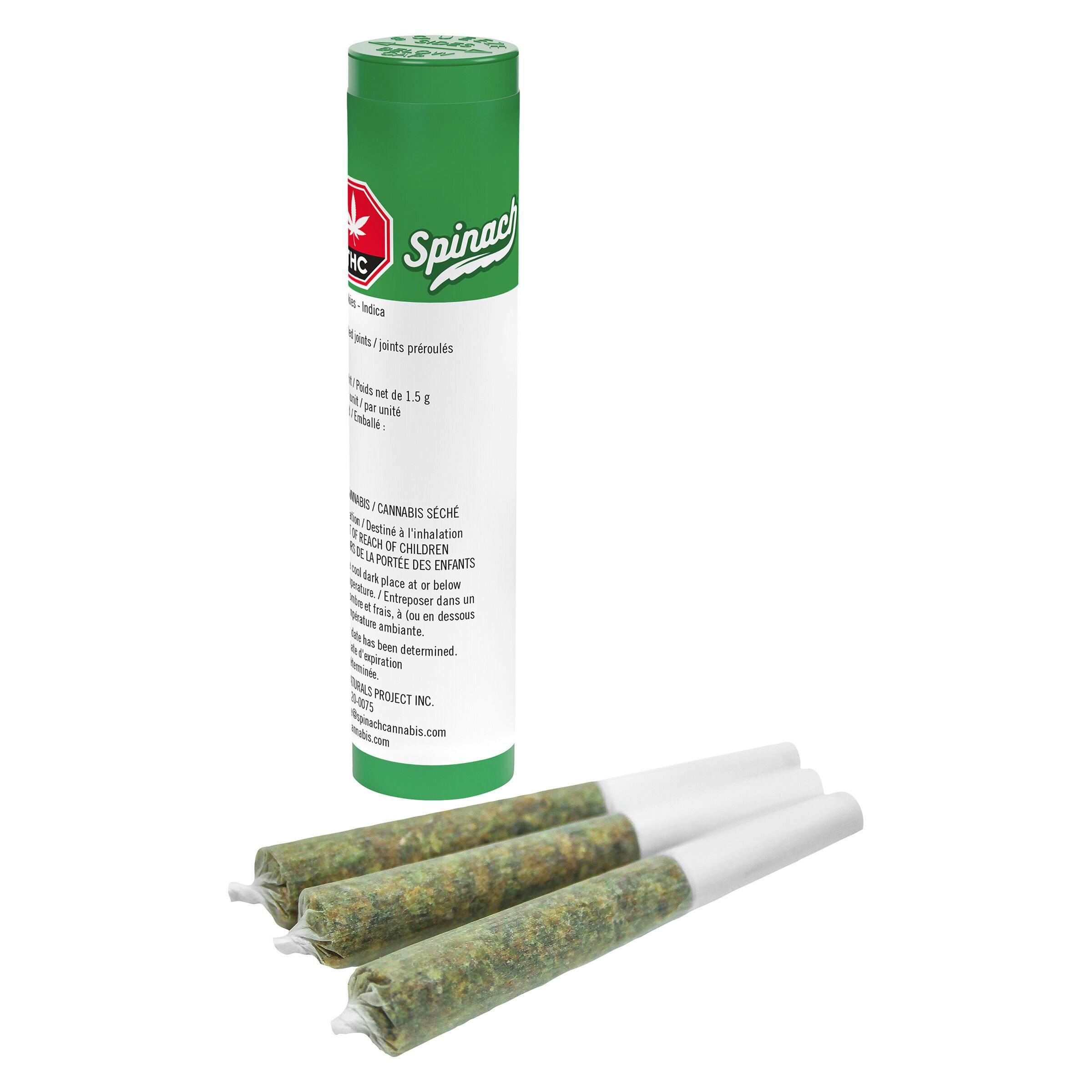 Spinach - gmo cookies pre-roll - 3x0. 5g