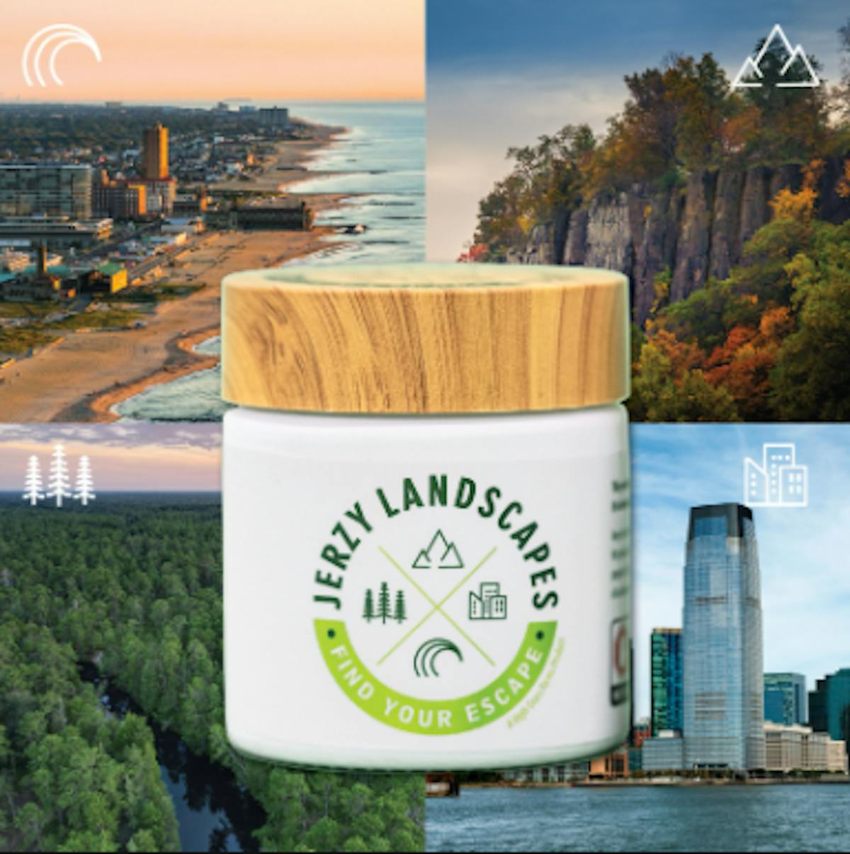 Jerzy Landscapes l Riptide l 3.5g - Eastern Green Cannabis - Jerzy