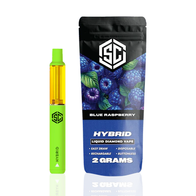 Society C - 2g Liquid Diamond Disposable - Blue Raspberry - DISPOSABLES by Society C at King of Budz