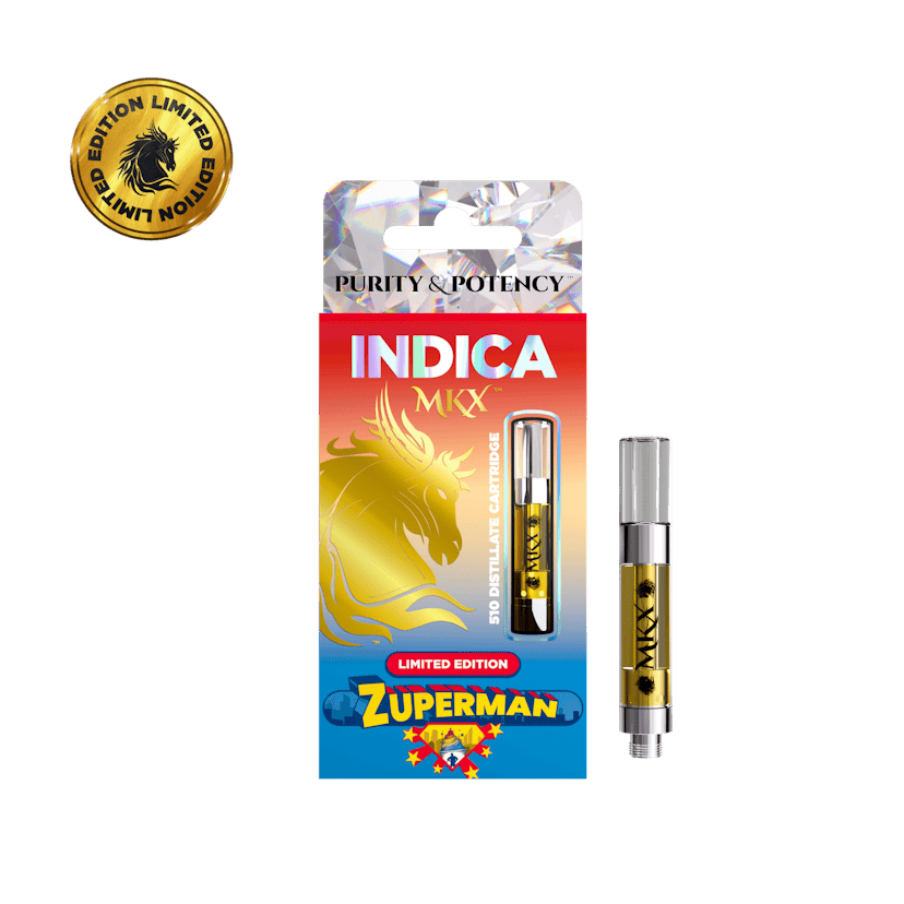 MKX 1 Gram 510 Thread Carts *LIMITED EDITION* - Zuperman (Indica)