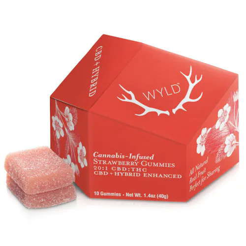 Strawberry 20:1 CBD + Hybrid Enhanced Gummies - Exclusive