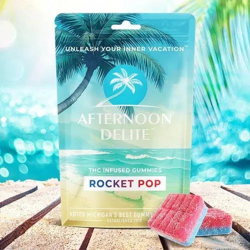 Afternoon Delite - 200mg Gummies - Rocket Pop