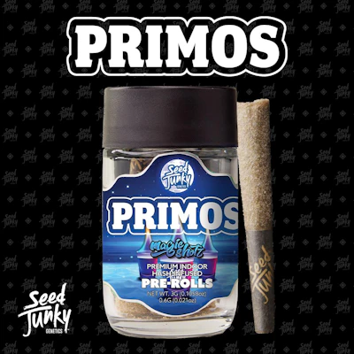 Seed Junky - 5-Pack .6g Bubble Hash Infused Prerolls  - Magic Shotz