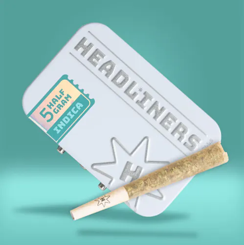 Headliners Triple Burger 0.5g Pre-Roll 5pk (2.5g)-active