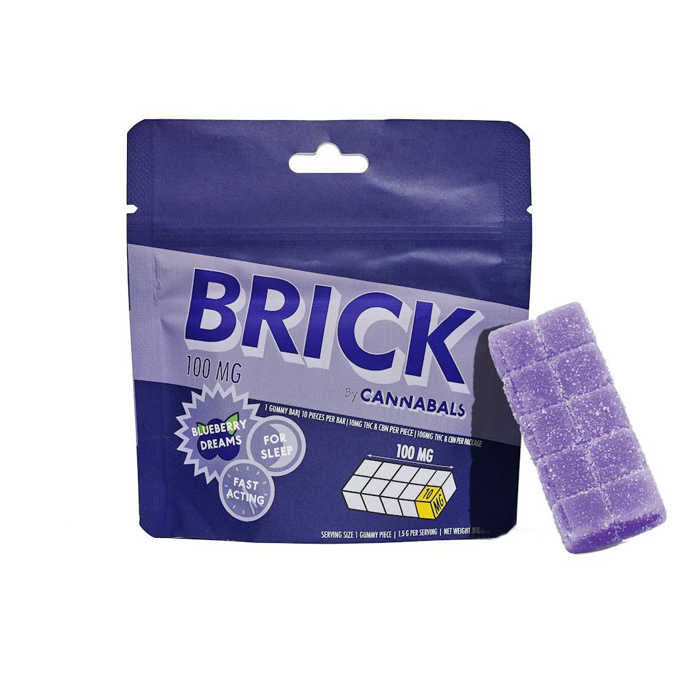 Product Cannabals - Blueberry Dreams Brick - 100mg