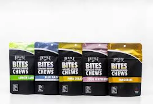 Beezle Bites – Lemon Lime Live Resin Chews (10ct/10mg)-1