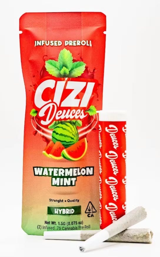 Cizi Infused 2 Pack Preroll Watermelon Mint