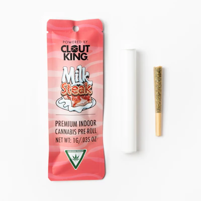 Clout King - 1g Preroll - Milkee Whey - PRE_ROLLS by Clout King at King of Budz