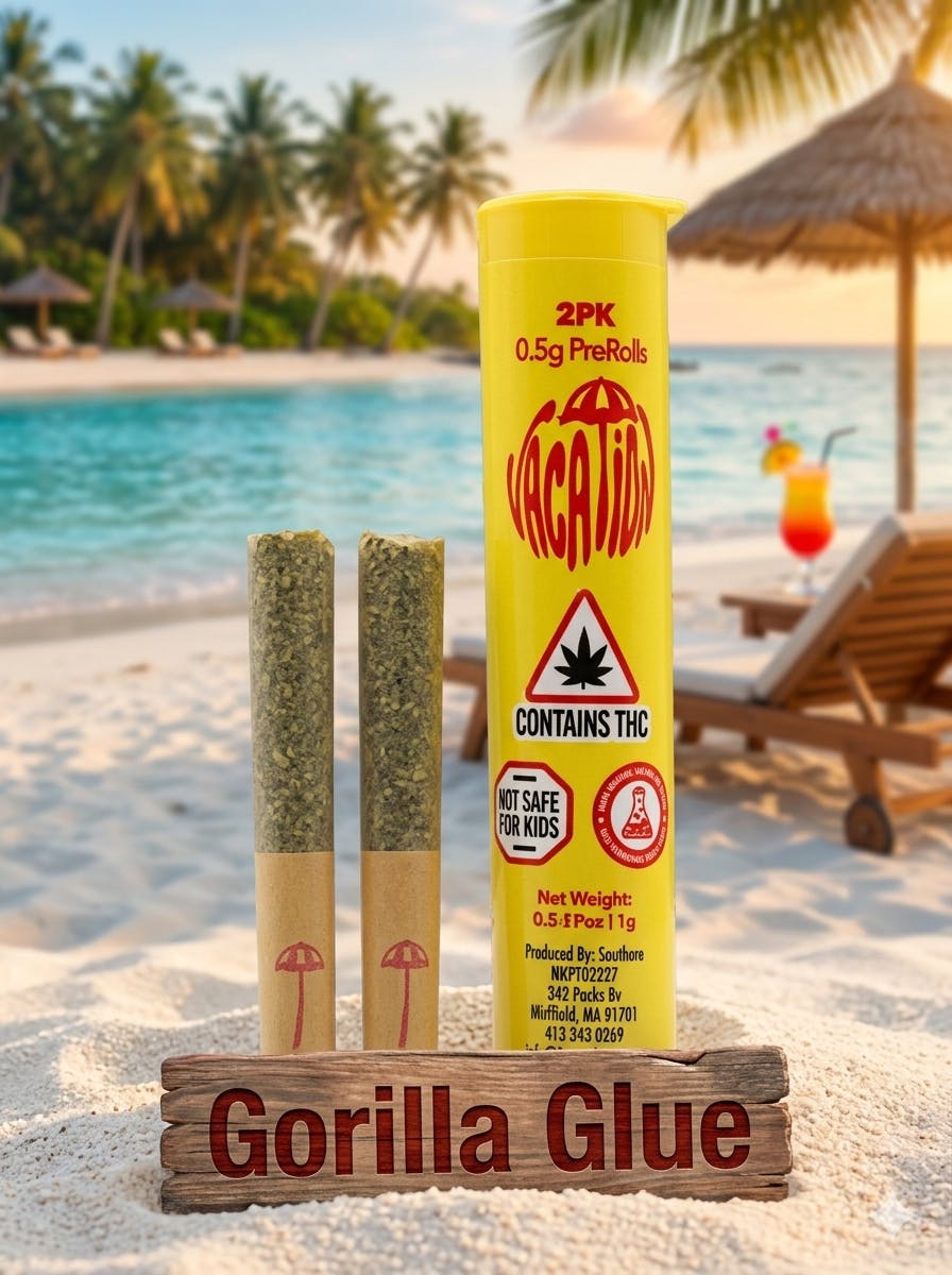 Product Vacation | Gorilla Glue #4 | .5g Pre-Roll | 2ct