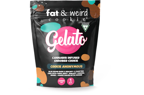 Gelato x Fat & Weird - 200mg Cookie - Cookie Anonymous