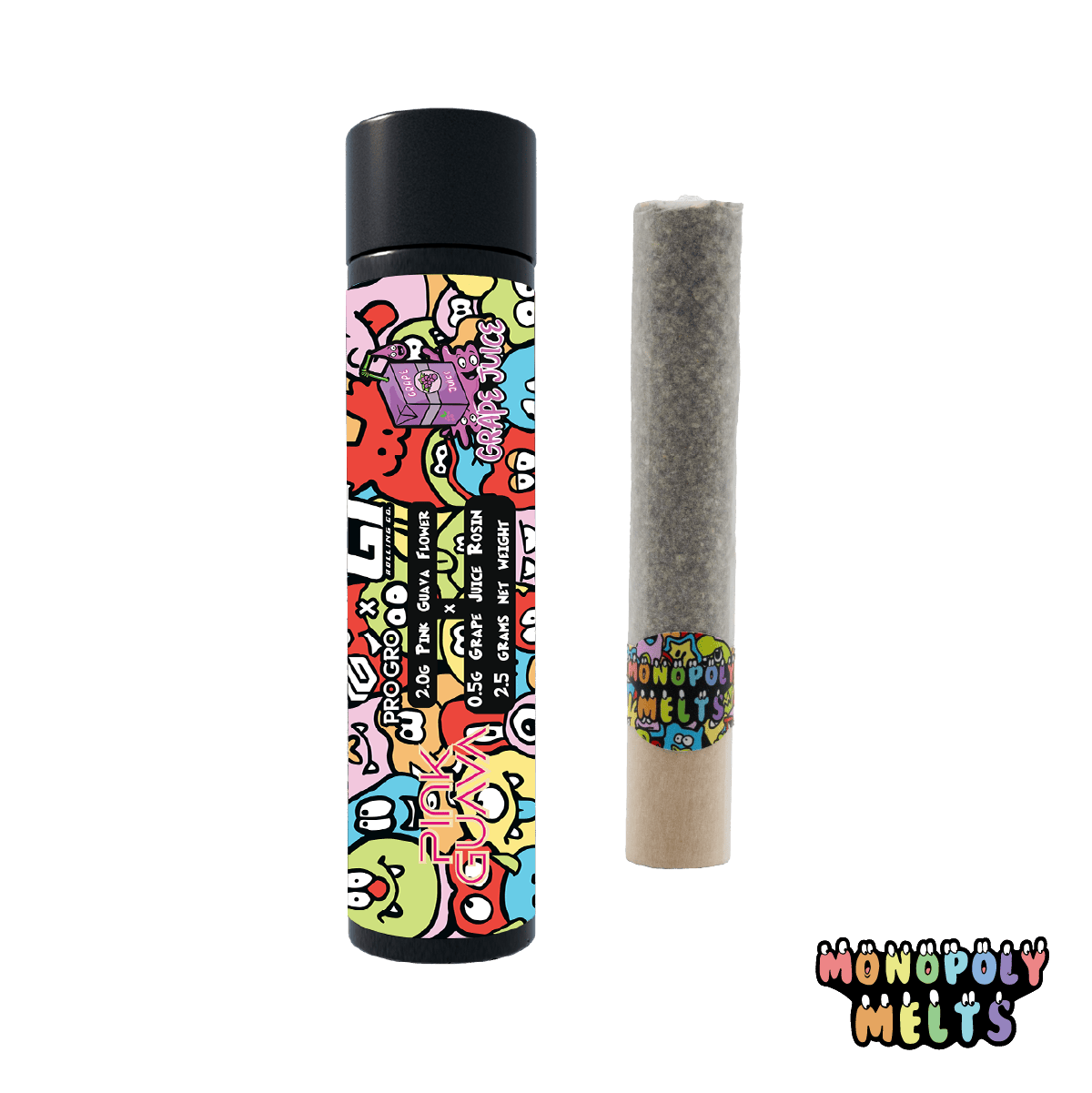 Monopoly Melts - 2.5g Hash Rosin Infused Donut - Space Runtz x Sweet Tartz