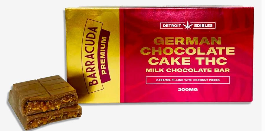 Barracuda Bar - German Chocolate Cake Milk Chocolate - 200mg