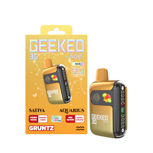 Geeked By MKX - 3g Disposable - Gruntz - Sativa
