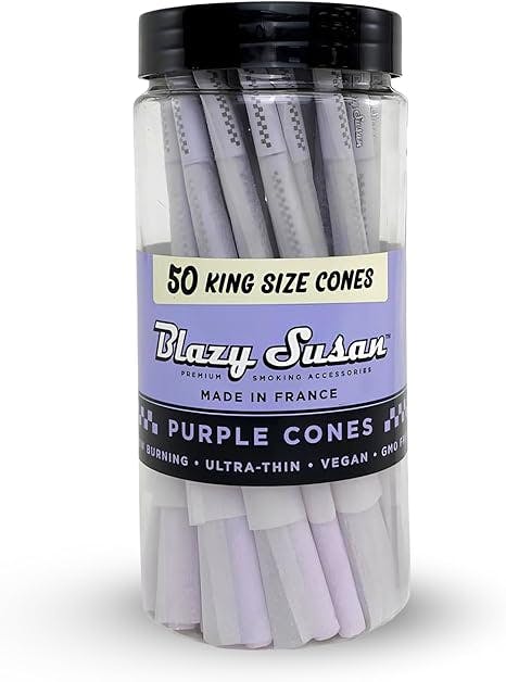 Blazy Susan | Purple | King Size | Rolling Paper 50 ct