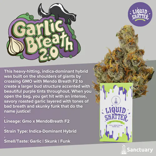 Garlic Breath (IH) – Liquid Shatter Cartridge l (.5g)-1