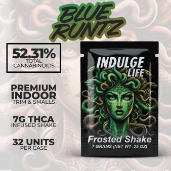 Product: Indulge | Frosted Shake - 7g - Blue Runtz