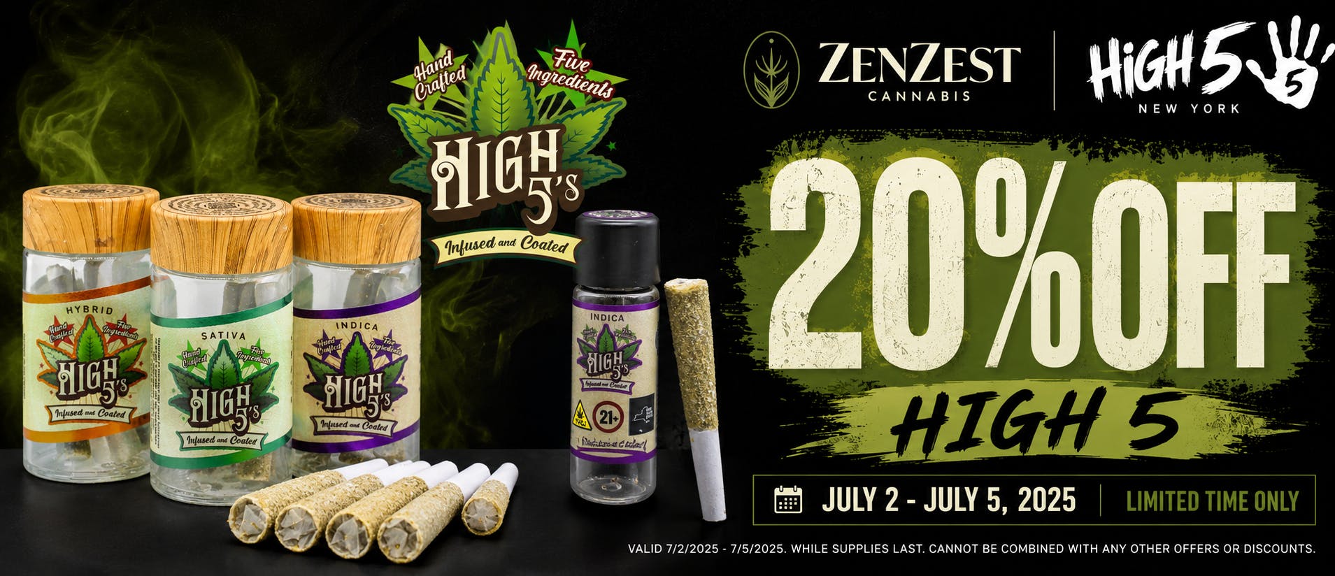 20% OFF - High 5