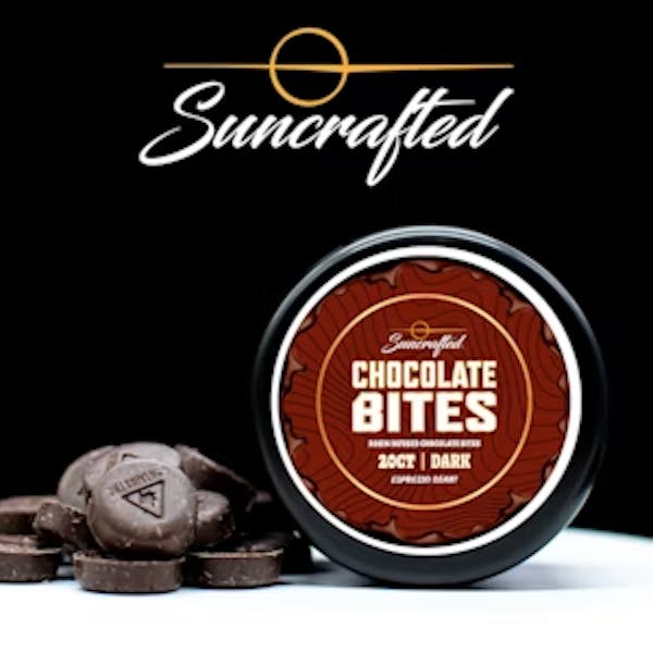 Chocolate Espresso Bites (H)- 20pk 100mg - Suncrafted