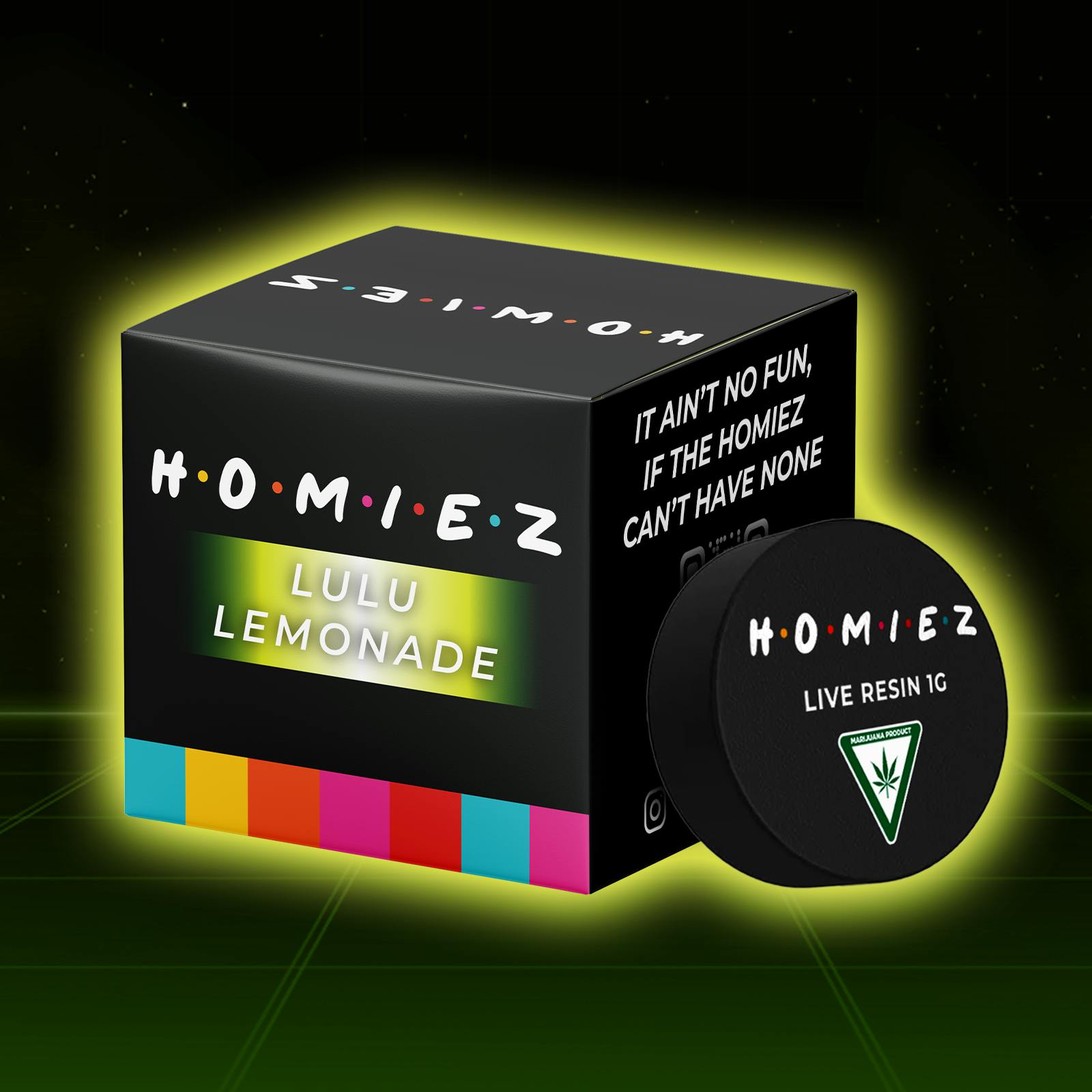 Homiez - 1g Live Resin - Lulu Lemonade