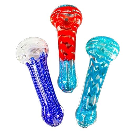 High Mountain Imports | 3.5" Glass Spoon | Assorted Colors