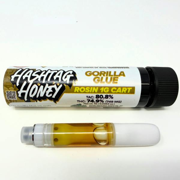 Hashtag Honey | Gorilla Glue 1g Rosin Cart Hashtag Honey