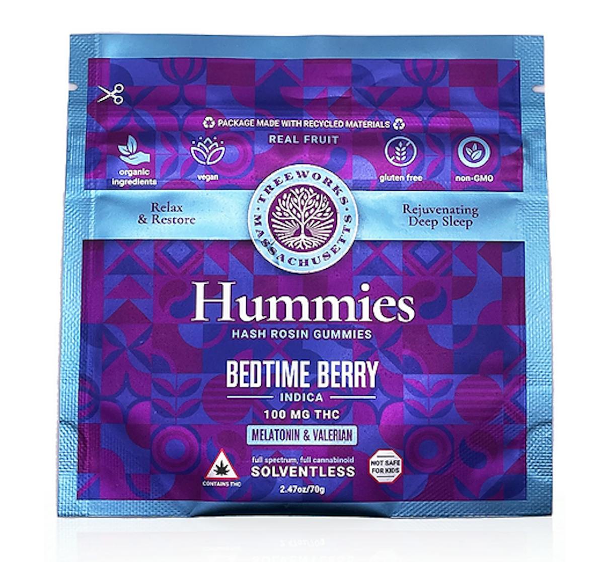 Photo of Hummies Bedtime Berry Indica Gummies 100mg