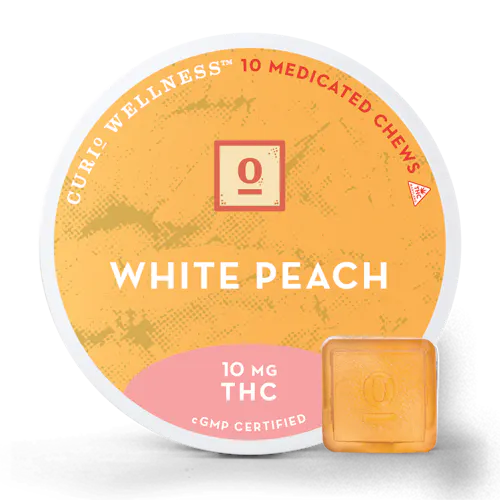 10mg White Peach Chews /100mg-active