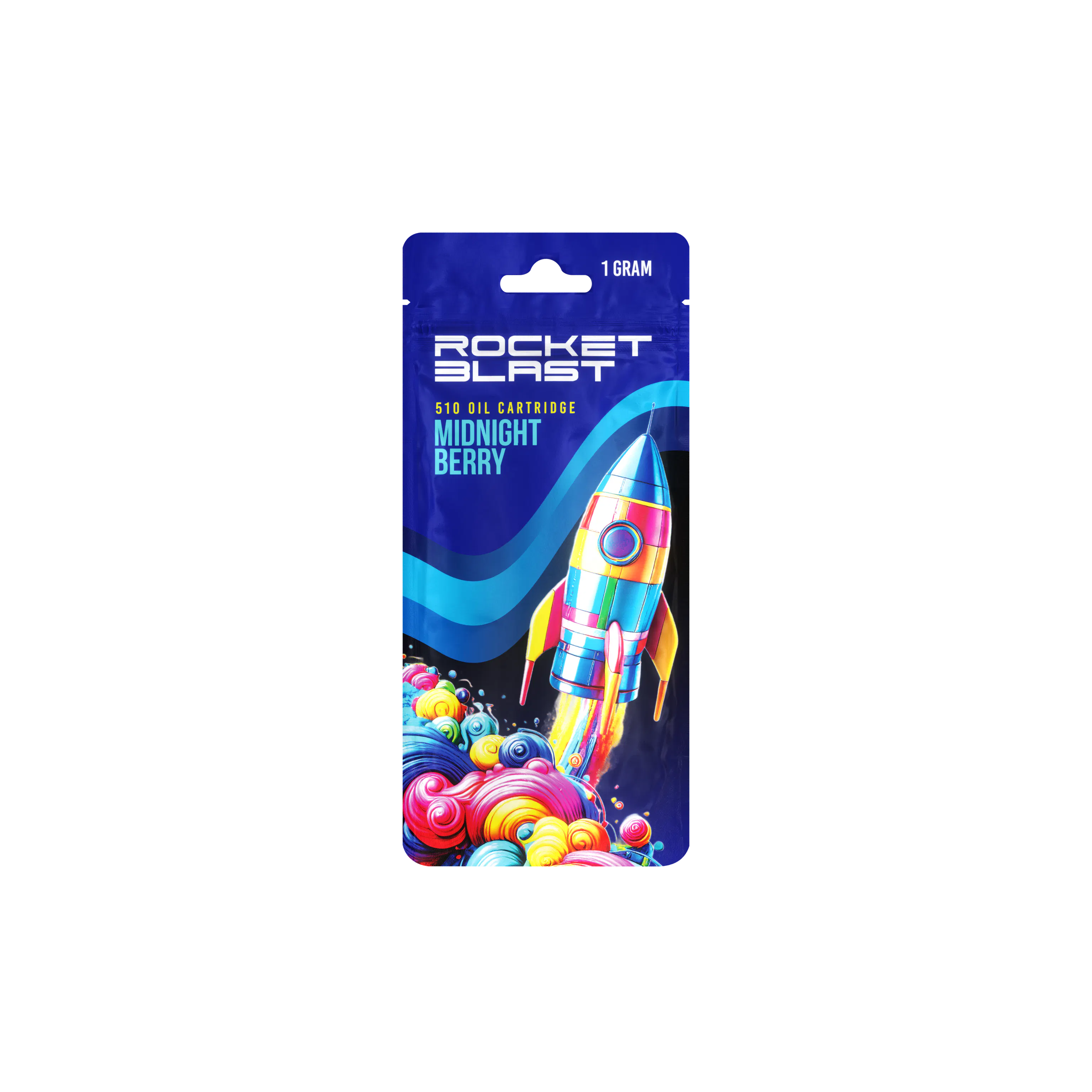Rocket Blast | Midnight Berry | 1G 510 Distillate Cartridge