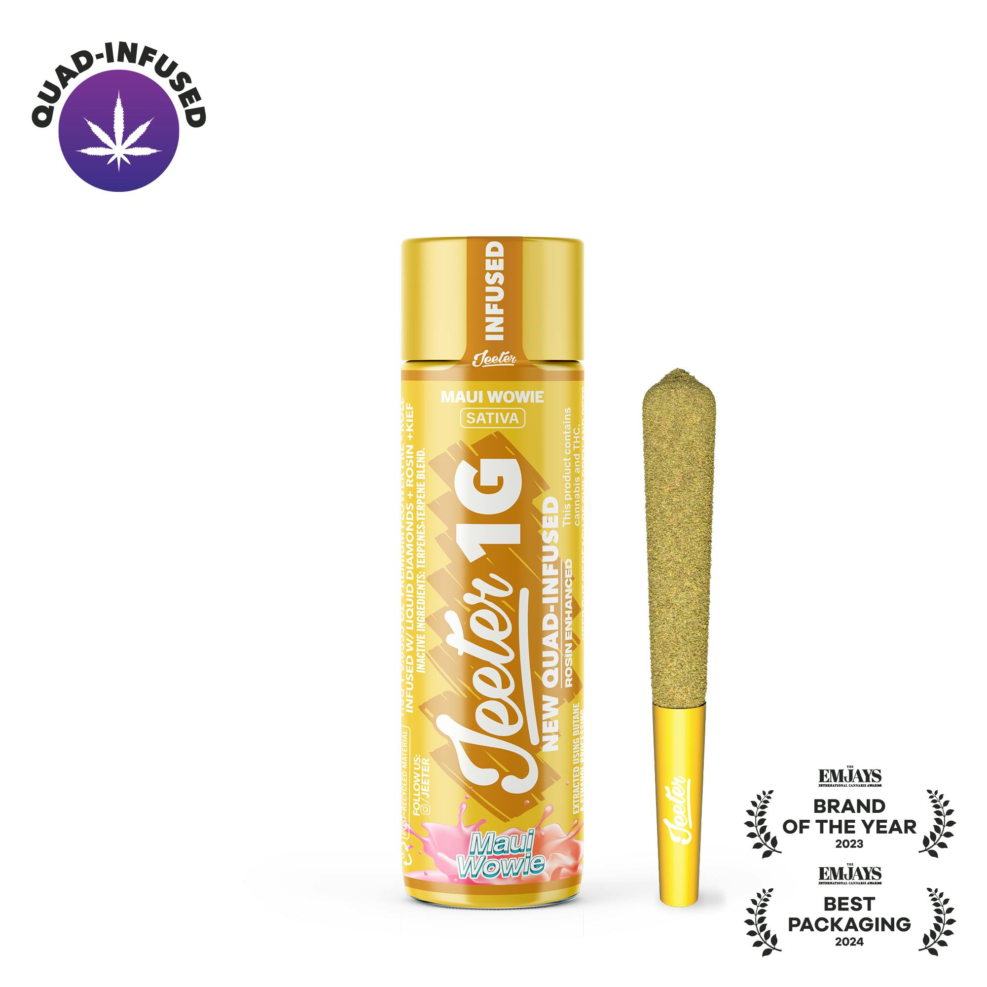 Pre-Roll | Jeeter | Maui Wowie | Infused | 1g