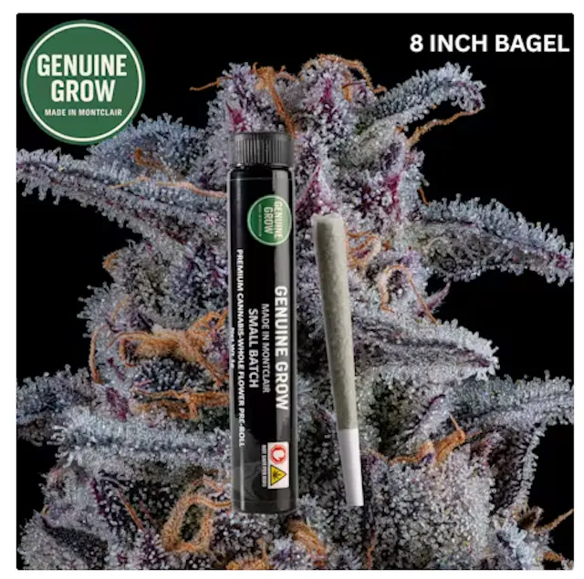 Genuine Grow Pre-Roll 8 Inch Bagel 1g (indica hybrid, singles)