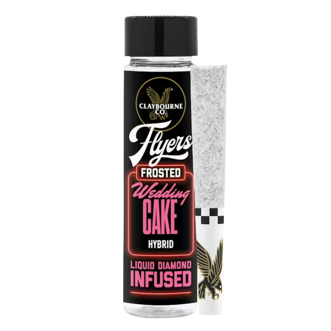 WEDDING CAKE LIQUID DIAMOND INFUSED THCa DUSTED 2PK PREROLLS