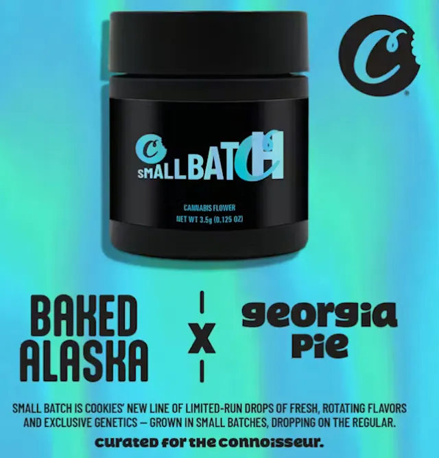 Cookies Flower Baked Alaska x Georgia Pie #13 3.5g (indica, whole flower)