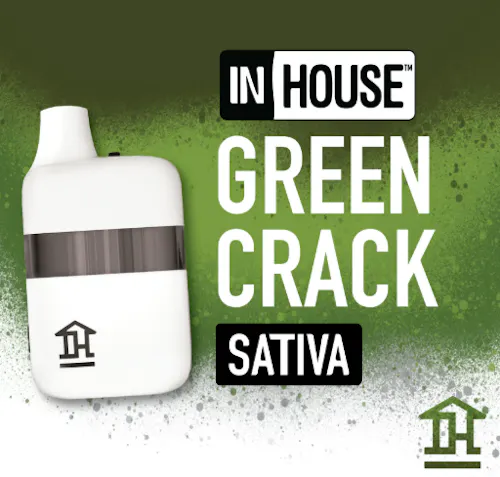 In House – Green Crack – Disposable 2g-active