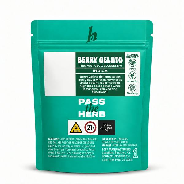 Herb - Flower - Berry Gelato - Pre Ground Infused