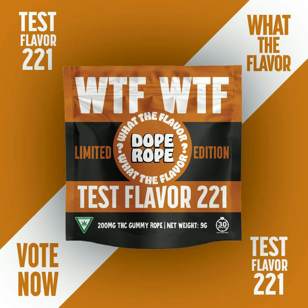 Product: Dope Rope | Gummy Rope - 200mg - Test Flavor 221