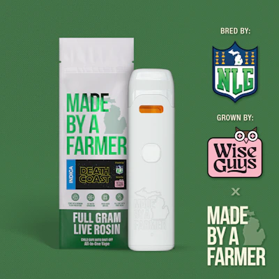Made By A Farmer - 1g Live Rosin Disposable - Death Coast - DISPOSABLES by Made By A Farmer at King of Budz