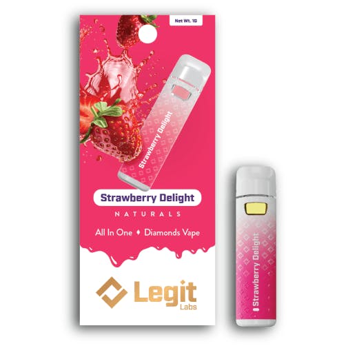 Product: Legit Labs | Naturals Disposable - 1g - Strawberry Delight