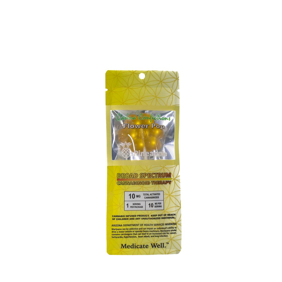 Canna Confections - Flower Pop - Pineapple (I) (10mg)